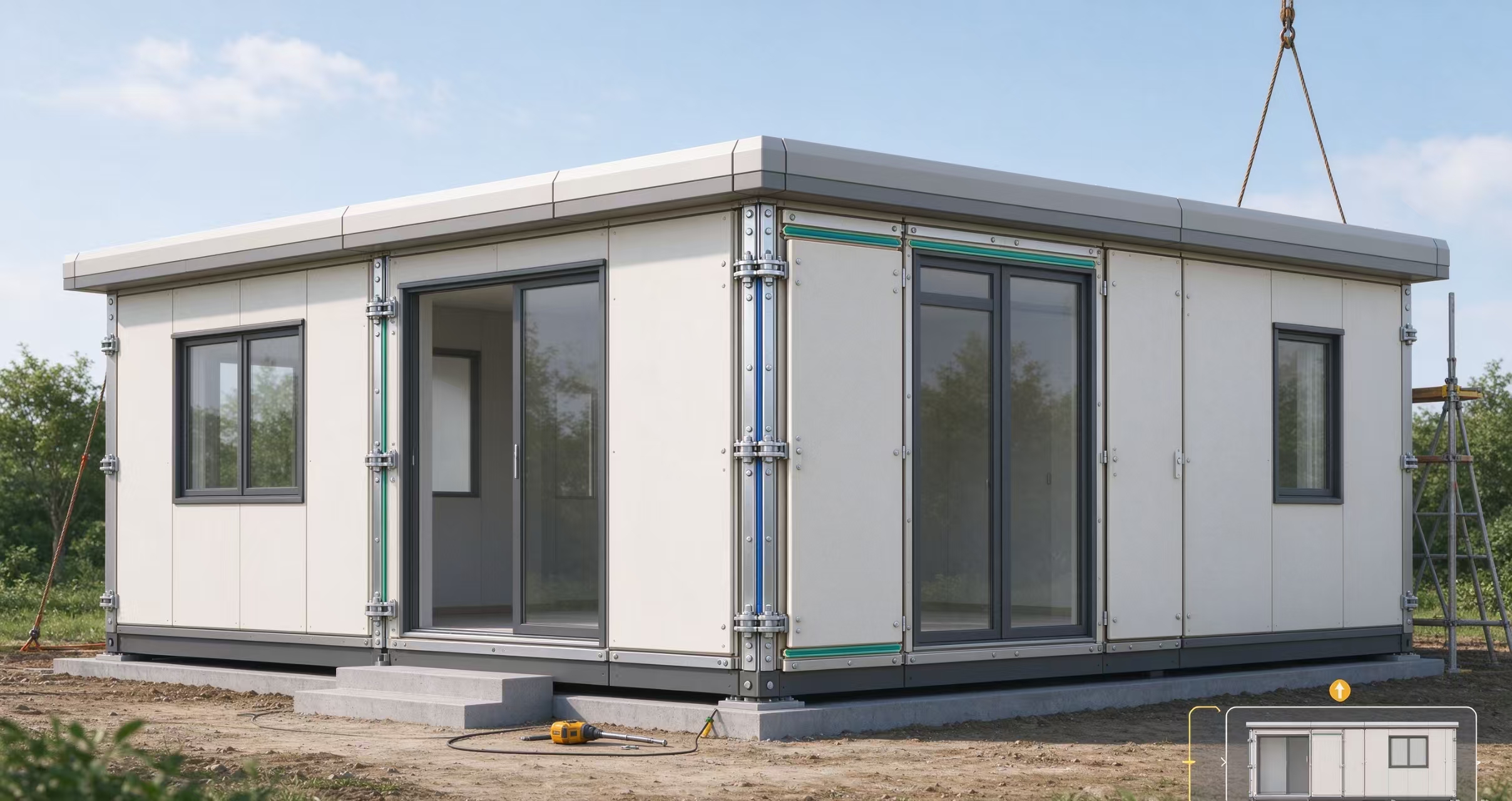 Detachable container house